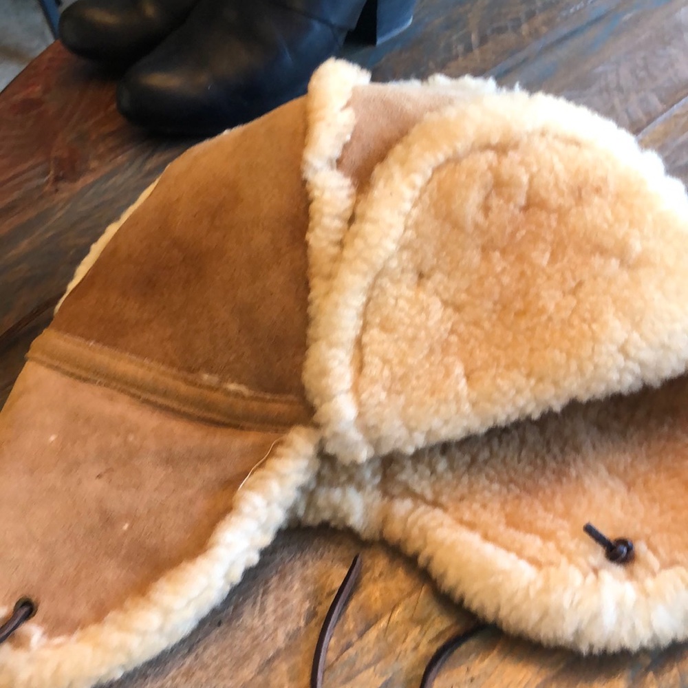 Sheep skin hat